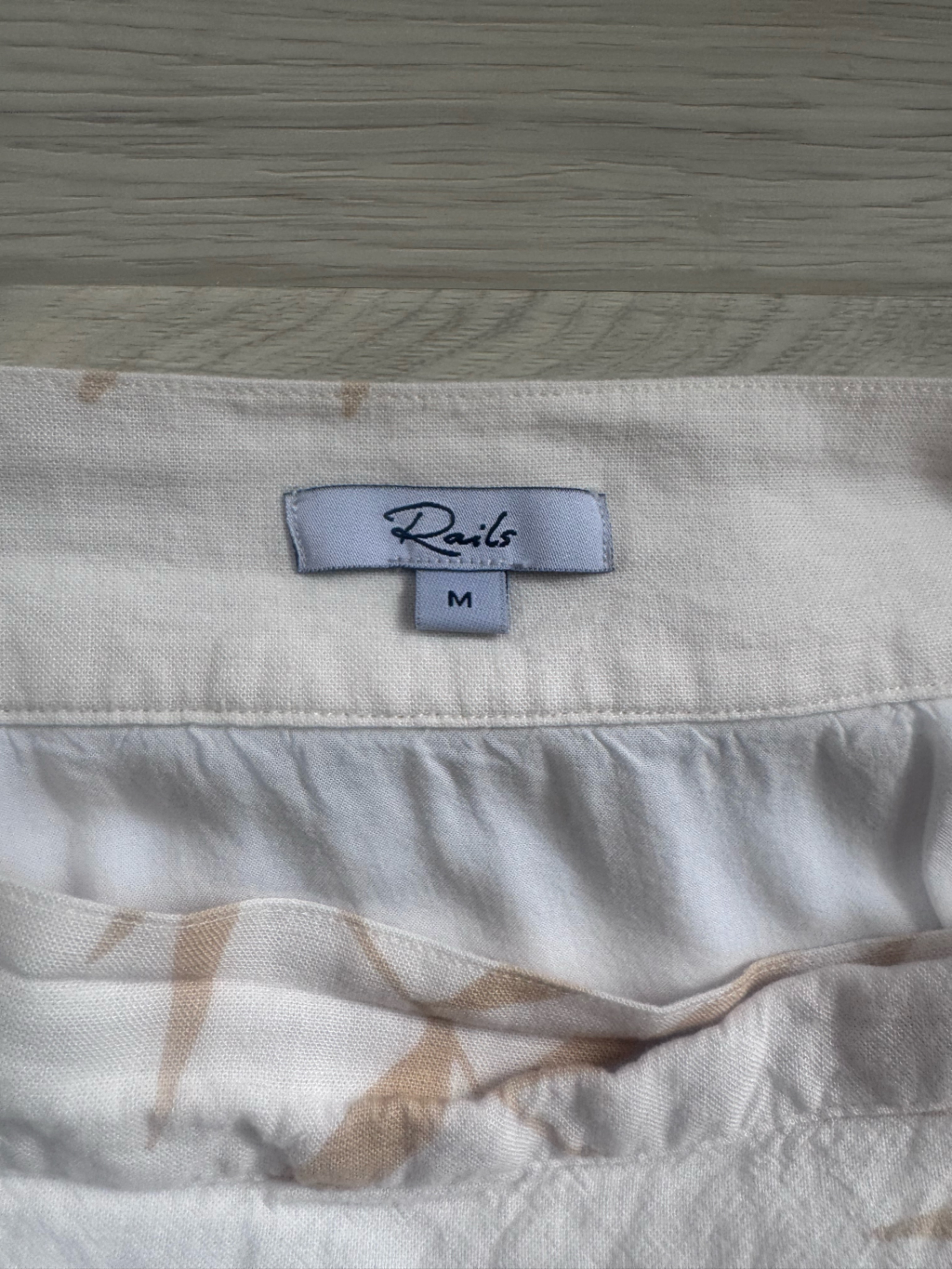 Rails Wrap Skirt With Tan Accents